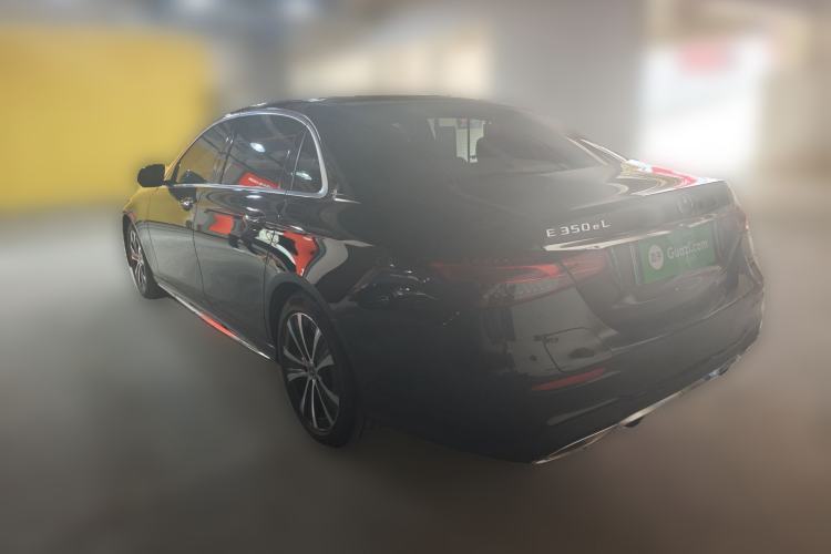 Used Mercedes-Benz E-Class New Energy 2021 E 350 e L Plug-in Hybrid Sports Sedan Rear Left 45 Deg