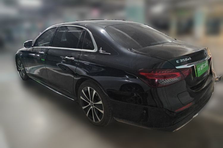 Used Mercedes-Benz E-Class New Energy 2021 E 350 e L Plug-in Hybrid Sports Sedan Rear Left 45 Deg