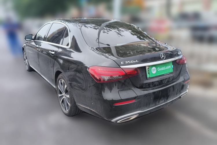 Used Mercedes-Benz E-Class New Energy 2021 E 350 e L Plug-in Hybrid Sedan Rear Left 45 Deg