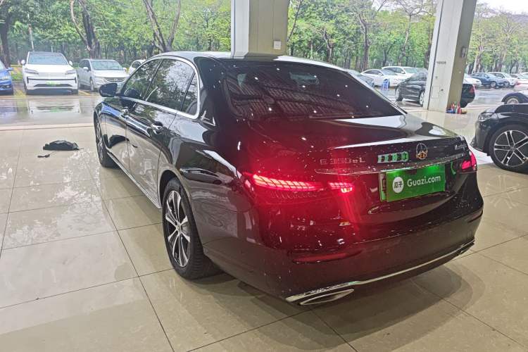 Used Mercedes-Benz E-Class New Energy 2021 E 350 e L Plug-in Hybrid Sedan Rear Left 45 Deg