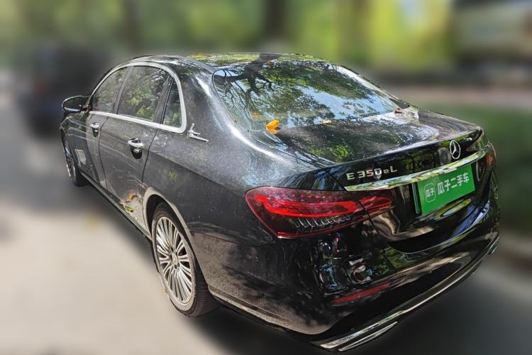 Used Mercedes-Benz E-Class New Energy 2021 E 350 e L Plug-in Hybrid Sedan Rear Left 45 Deg
