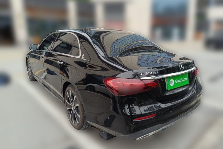 Used Mercedes-Benz E-Class New Energy 2021 E 350 e L Plug-in Hybrid Sports Sedan Rear Left 45 Deg