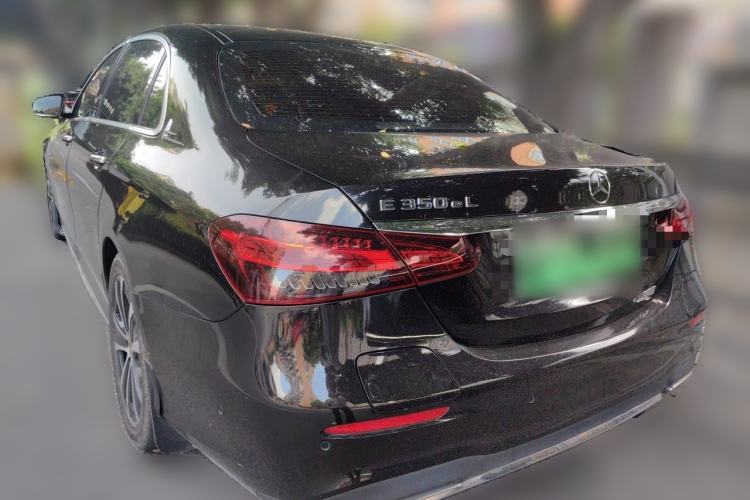 Used Mercedes-Benz E-Class New Energy 2021 E 350 e L Plug-in Hybrid Sports Sedan Rear Left 45 Deg