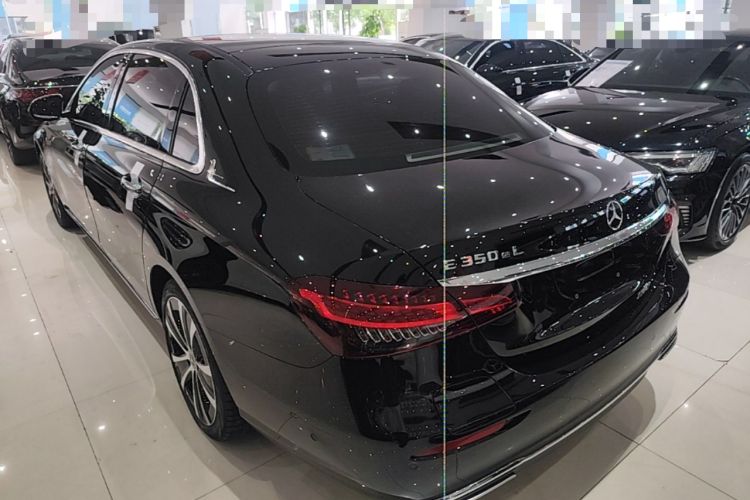 Used Mercedes-Benz E-Class New Energy 2021 E 350 e L Plug-in Hybrid Sedan Rear Left 45 Deg