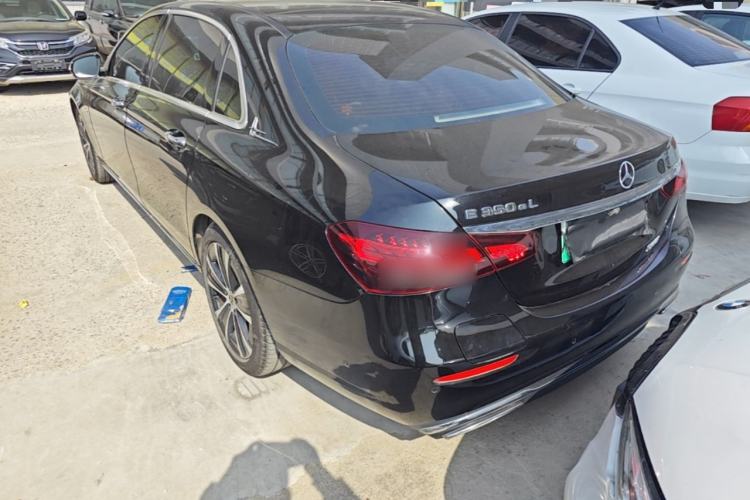 Used Mercedes-Benz E-Class New Energy 2021 E 350 e L Plug-in Hybrid Sedan Rear Left 45 Deg