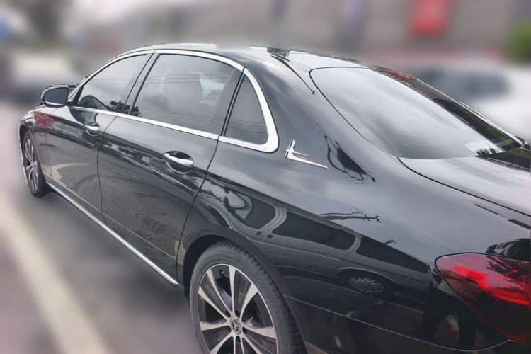 Used Mercedes-Benz E-Class New Energy 2021 E 350 e L Plug-in Hybrid Sedan Rear Left 45 Deg