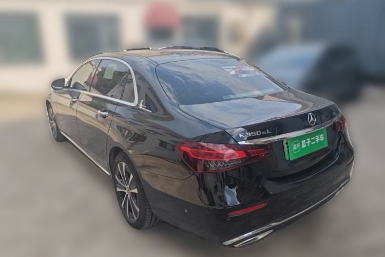 Used Mercedes-Benz E-Class New Energy 2021 E 350 e L Plug-in Hybrid Sedan Rear Left 45 Deg