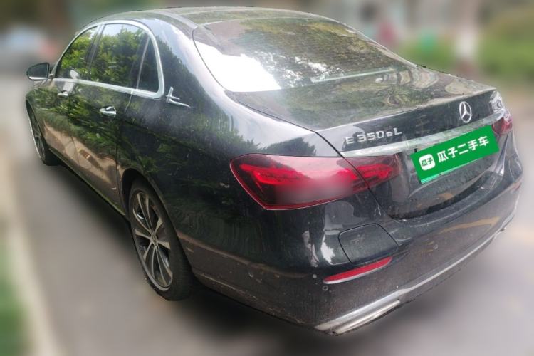 Used Mercedes-Benz E-Class New Energy 2021 E 350 e L Plug-in Hybrid Sedan Rear Left 45 Deg