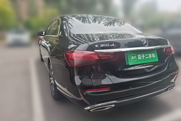 Used Mercedes-Benz E-Class New Energy 2021 E 350 e L Plug-in Hybrid Sedan Rear Left 45 Deg