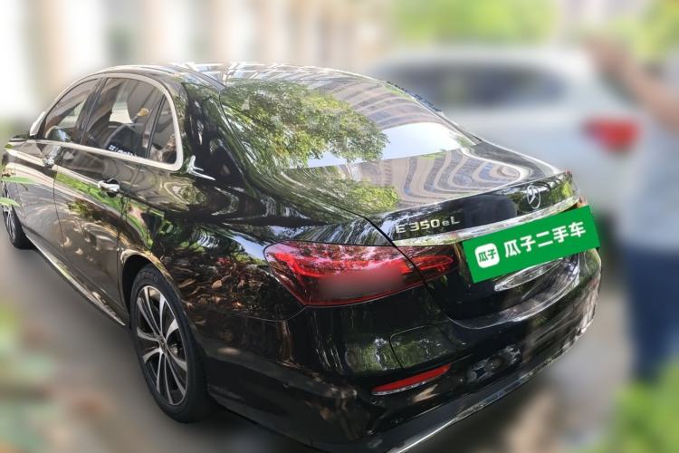 Used Mercedes-Benz E-Class New Energy 2021 E 350 e L Plug-in Hybrid Sports Sedan Rear Left 45 Deg