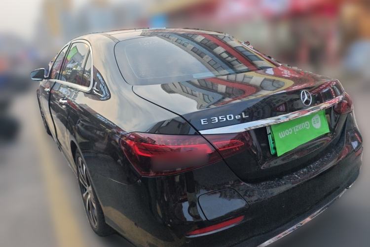 Used Mercedes-Benz E-Class New Energy 2021 E 350 e L Plug-in Hybrid Sports Sedan Rear Left 45 Deg