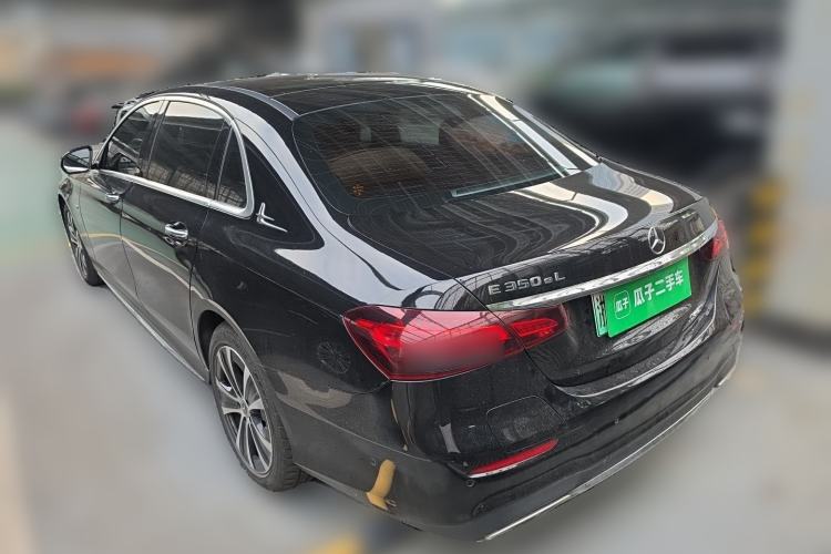 Used Mercedes-Benz E-Class New Energy 2021 E 350 e L Plug-in Hybrid Sedan Rear Left 45 Deg