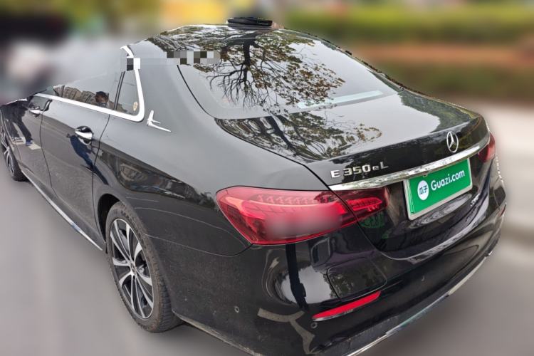 Used Mercedes-Benz E-Class New Energy 2021 E 350 e L Plug-in Hybrid Sports Sedan Rear Left 45 Deg