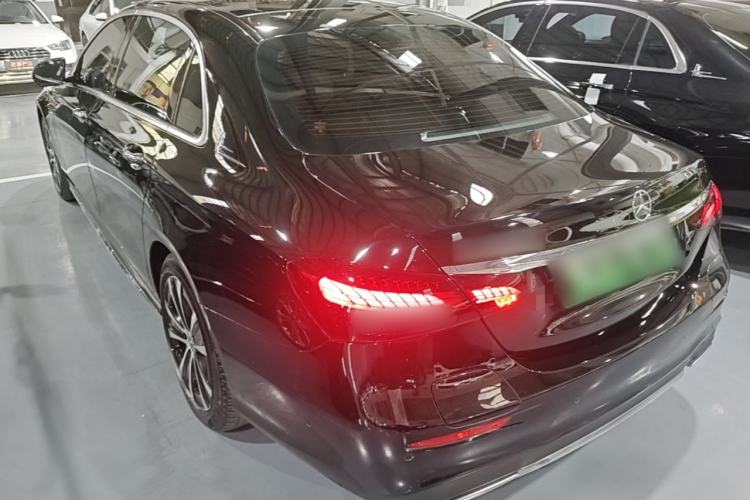 Used Mercedes-Benz E-Class New Energy 2021 E 350 e L Plug-in Hybrid Sports Sedan Rear Left 45 Deg