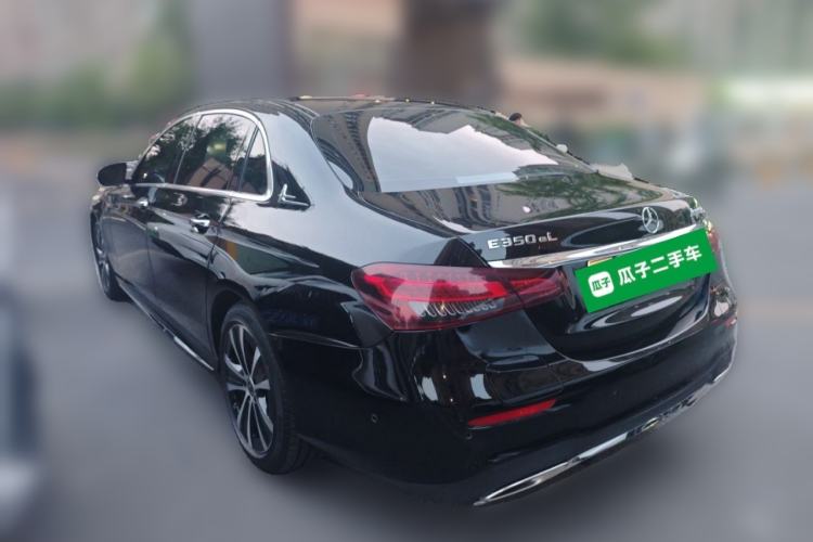 Used Mercedes-Benz E-Class New Energy 2021 E 350 e L Plug-in Hybrid Sports Sedan Rear Left 45 Deg