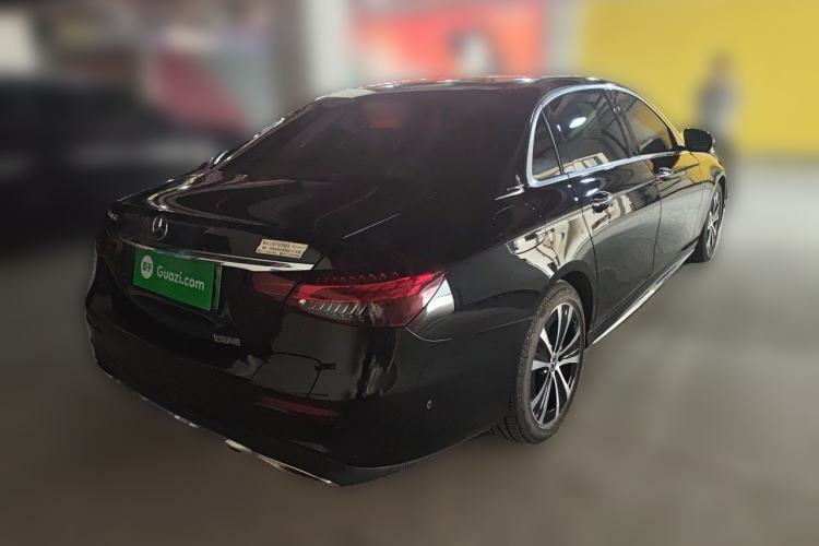 Used Mercedes-Benz E-Class New Energy 2021 E 350 e L Plug-in Hybrid Sports Sedan Rear Right 45 Deg