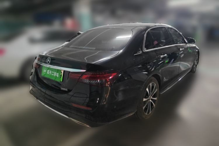 Used Mercedes-Benz E-Class New Energy 2021 E 350 e L Plug-in Hybrid Sports Sedan Rear Right 45 Deg