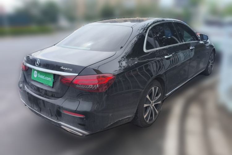 Used Mercedes-Benz E-Class New Energy 2021 E 350 e L Plug-in Hybrid Sedan Rear Right 45 Deg