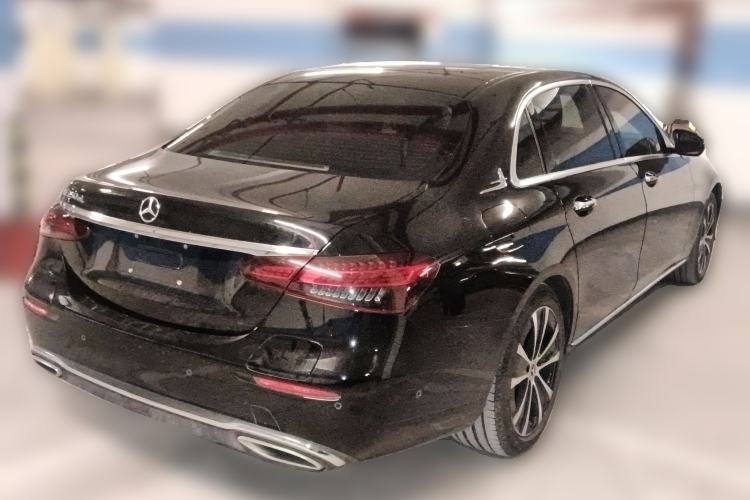 Used Mercedes-Benz E-Class New Energy 2021 E 350 e L Plug-in Hybrid Sedan Rear Right 45 Deg