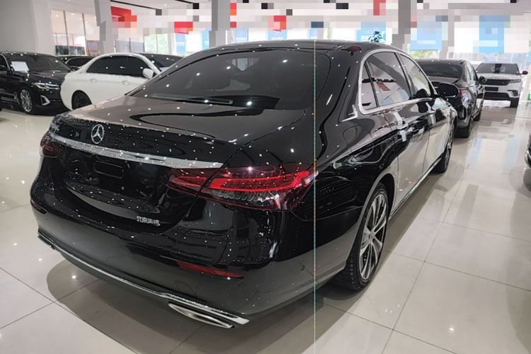Used Mercedes-Benz E-Class New Energy 2021 E 350 e L Plug-in Hybrid Sedan Rear Right 45 Deg