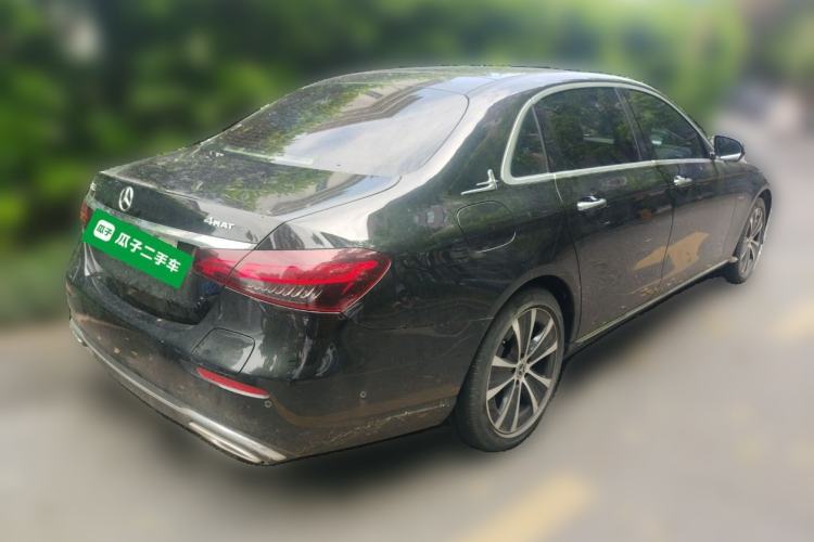 Used Mercedes-Benz E-Class New Energy 2021 E 350 e L Plug-in Hybrid Sedan Rear Right 45 Deg