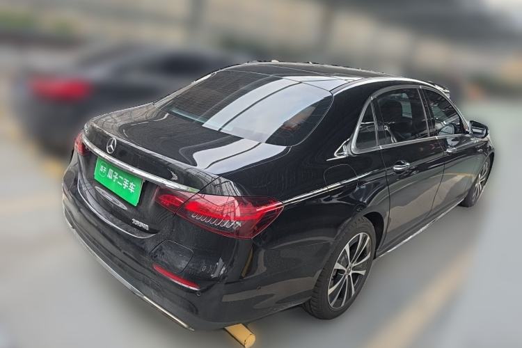 Used Mercedes-Benz E-Class New Energy 2021 E 350 e L Plug-in Hybrid Sedan Rear Right 45 Deg
