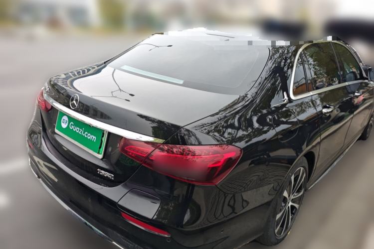 Used Mercedes-Benz E-Class New Energy 2021 E 350 e L Plug-in Hybrid Sports Sedan Rear Right 45 Deg