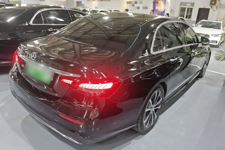 Used Mercedes-Benz E-Class New Energy 2021 E 350 e L Plug-in Hybrid Sports Sedan Rear Right 45 Deg