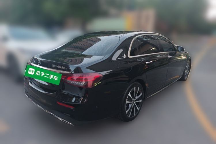 Used Mercedes-Benz E-Class New Energy 2021 E 350 e L Plug-in Hybrid Sports Sedan Rear Right 45 Deg