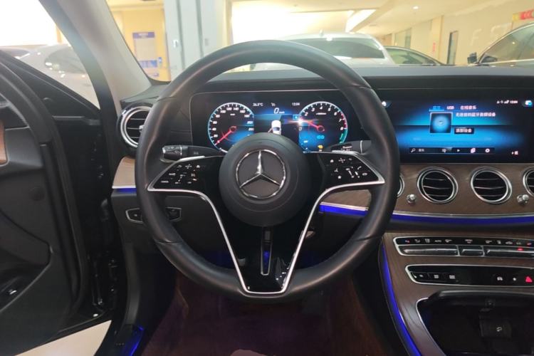 Used Mercedes-Benz E-Class New Energy 2021 E 350 e L Plug-in Hybrid Sedan Steering Wheel