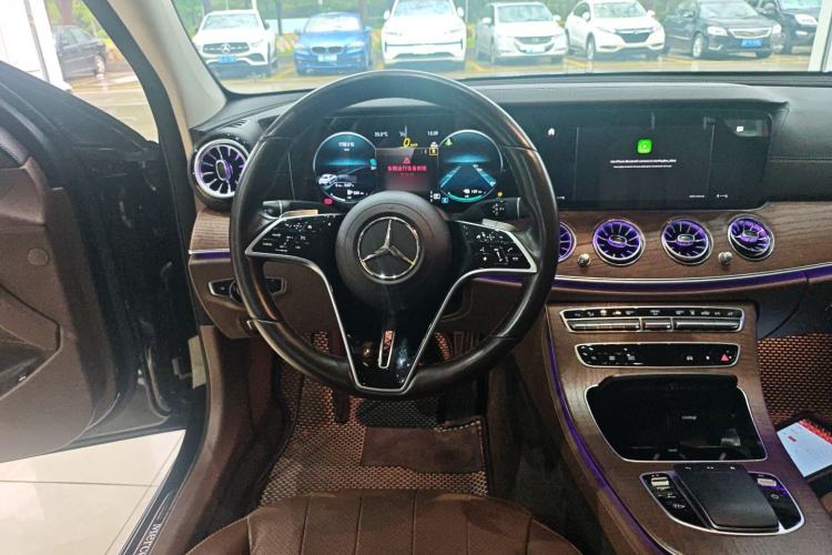 Used Mercedes-Benz E-Class New Energy 2021 E 350 e L Plug-in Hybrid Sedan Steering Wheel