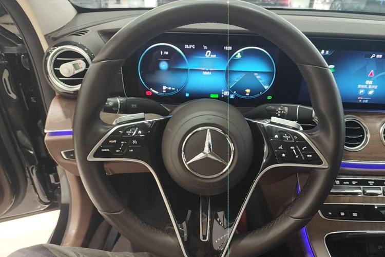 Used Mercedes-Benz E-Class New Energy 2021 E 350 e L Plug-in Hybrid Sedan Steering Wheel