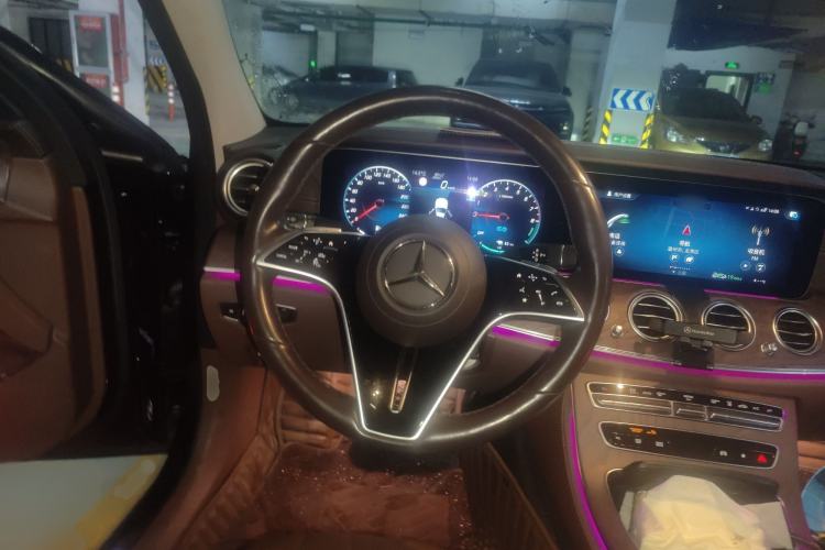 Used Mercedes-Benz E-Class New Energy 2021 E 350 e L Plug-in Hybrid Sedan Steering Wheel