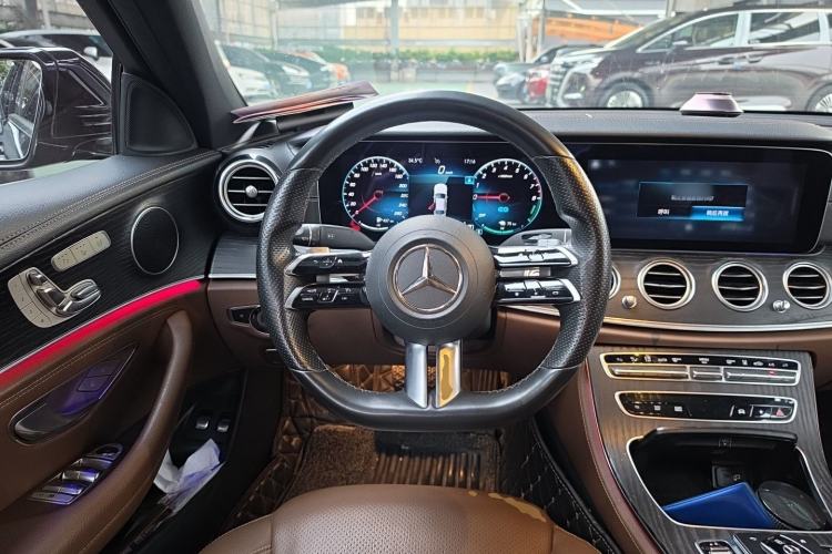 Used Mercedes-Benz E-Class New Energy 2021 E 350 e L Plug-in Hybrid Sedan Steering Wheel