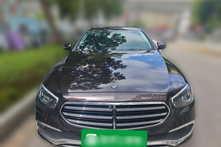 Used Mercedes-Benz E-Class New Energy 2021 E 350 e L Plug-in Hybrid Sedan Front