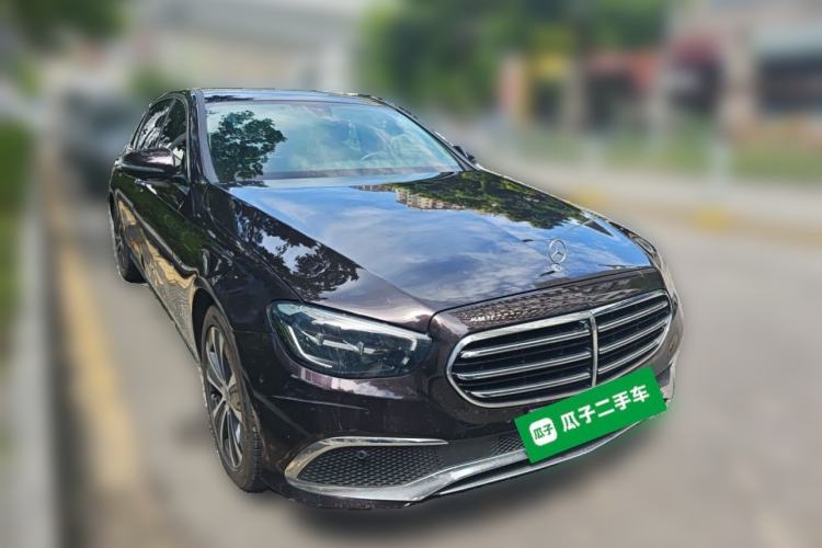 Used Mercedes-Benz E-Class New Energy 2021 E 350 e L Plug-in Hybrid Sedan Front Right 45 Deg