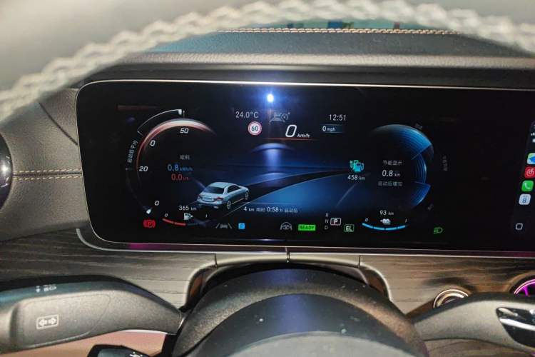 Used Mercedes-Benz E-Class New Energy 2021 E 350 e L Plug-in Hybrid Sports Sedan Instrument Cluster