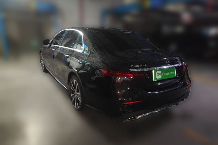 Used Mercedes-Benz E-Class New Energy 2021 E 350 e L Plug-in Hybrid Sports Sedan Rear Left 45 Deg