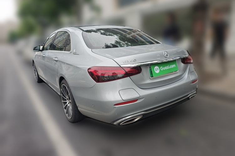 Used Mercedes-Benz E-Class New Energy 2021 E 350 e L Plug-in Hybrid Sedan Rear Left 45 Deg