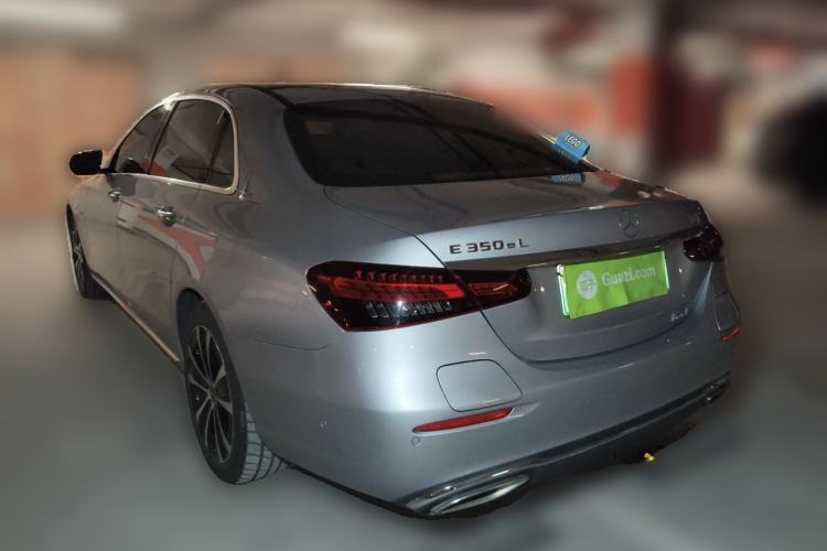 Used Mercedes-Benz E-Class New Energy 2021 E 350 e L Plug-in Hybrid Sedan Rear Left 45 Deg
