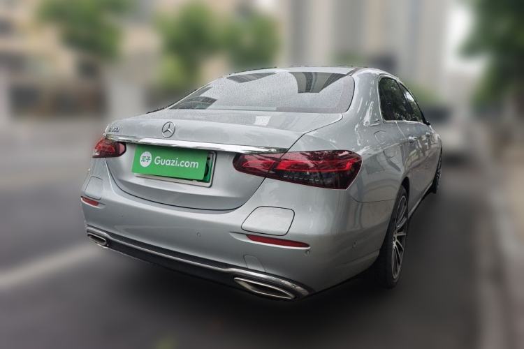 Used Mercedes-Benz E-Class New Energy 2021 E 350 e L Plug-in Hybrid Sedan Rear Right 45 Deg