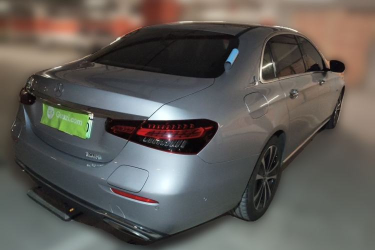 Used Mercedes-Benz E-Class New Energy 2021 E 350 e L Plug-in Hybrid Sedan Rear Right 45 Deg