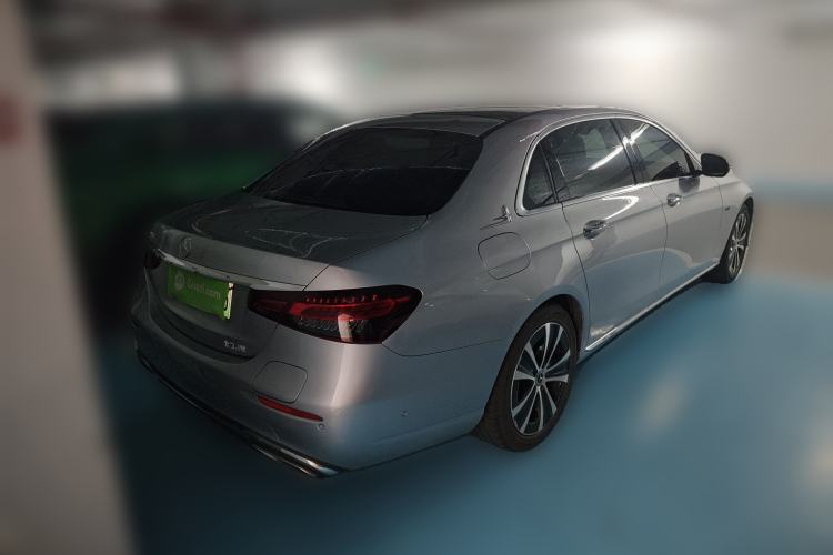 Used Mercedes-Benz E-Class New Energy 2021 E 350 e L Plug-in Hybrid Sedan Rear Right 45 Deg