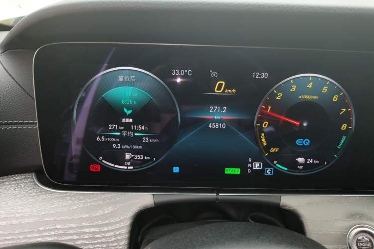 Used Mercedes-Benz E-Class New Energy 2021 E 350 e L Plug-in Hybrid Sports Sedan Instrument Cluster