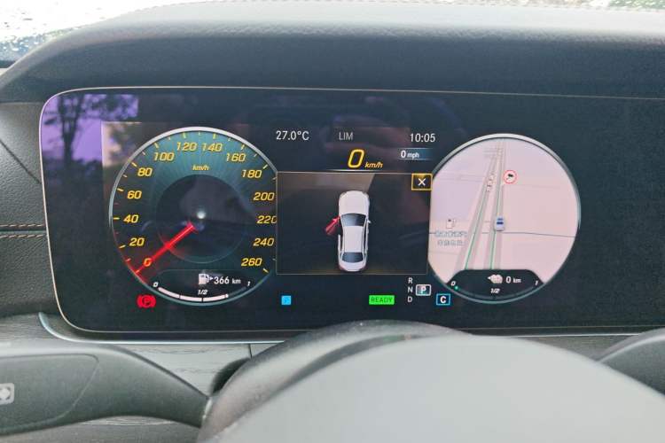 Used Mercedes-Benz E-Class New Energy 2021 E 350 e L Plug-in Hybrid Sports Sedan Instrument Cluster