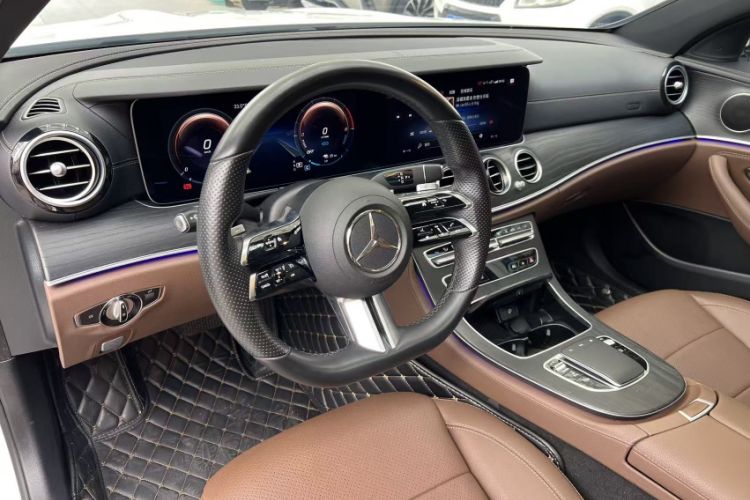 Used Mercedes-Benz E-Class New Energy 2021 E 350 e L Plug-in Hybrid Sports Sedan Interior 1