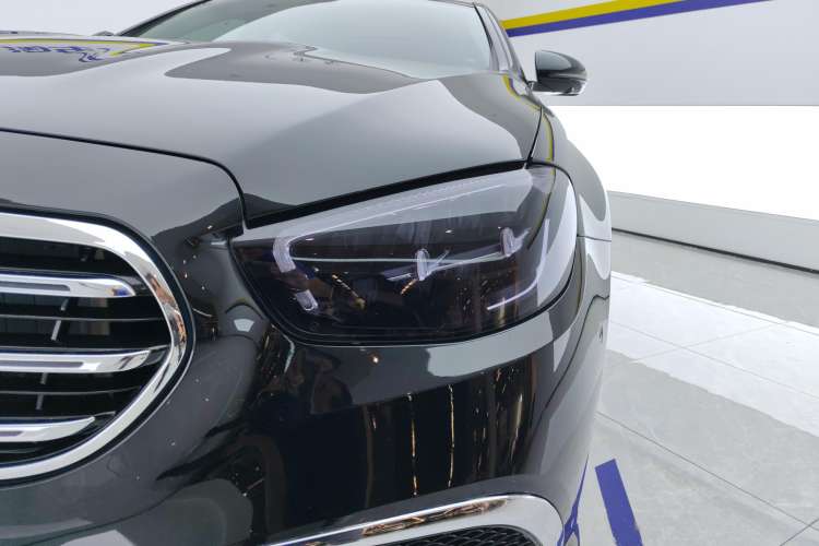 Used Mercedes-Benz E-Class New Energy 2021 E 350 e L Plug-in Hybrid Sedan Left Front Headlight