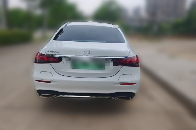 Used Mercedes-Benz E-Class New Energy 2021 E 350 e L Plug-in Hybrid Sports Sedan Rear