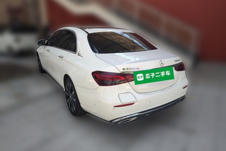 Used Mercedes-Benz E-Class New Energy 2021 E 350 e L Plug-in Hybrid Sedan Rear Left 45 Deg