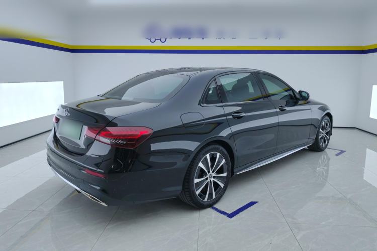 Used Mercedes-Benz E-Class New Energy 2021 E 350 e L Plug-in Hybrid Sedan Rear Right 45 Deg